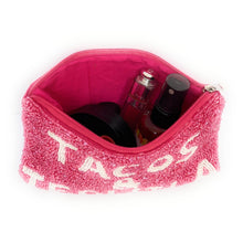 Load image into Gallery viewer, Coin Purse Pouch, Beaded Coin Purse, Cute Coin Purse, Best Friend Gift, Wallets for her, beaded coin purse, boho purse, gifs for her, birthday gifts, cute pouches, pouches for women, boho pouch, boho accessories, best friend gifts, coin purse, coin pouch, friend gift, girlfriend gift, miscellaneous gifts, best friend birthday gift, gift card bag, cosmetic bag, make up bag, bachelorette gifts, tacos and tequila coin pouch, Bachelorette party favors, tacos and tequila lover gifts