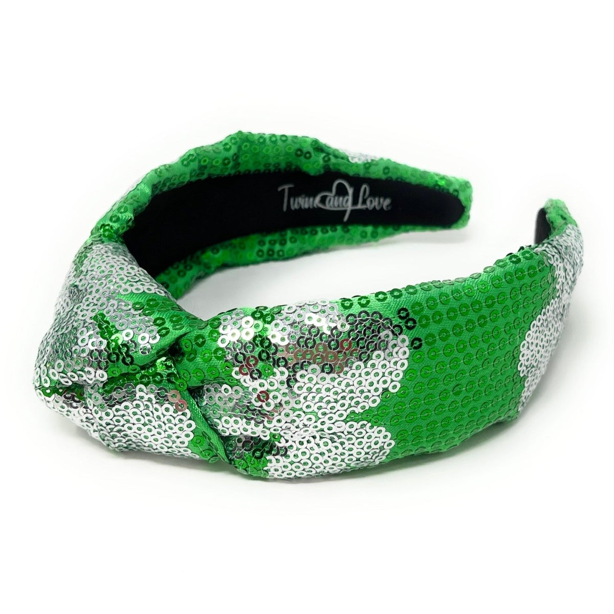 White shamrock ☘️ Embellished headband nwt Saint Patrick main image 2