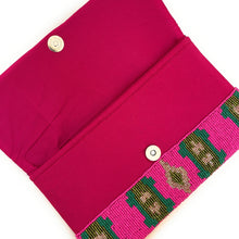 Load image into Gallery viewer, beaded clutch purse, beaded bag, birthday gift for her, summer clutch, seed bead purse, beaded bag, seed bead clutch, summer bag, clutch bag, engagement gift, bridal gift to bride, bridal gift, Fuchsia purse, gifts to bride, wedding gift, bride gifts, cross body purse, bride to be gift, engagement gift, bachelorette gifts, best friend gift, best selling item, party bag, summer purse, boho clutch, best friend gift, bridesmaid gift, Bohemian bag