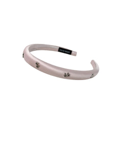 Thin Silver Bow Baroque Headband