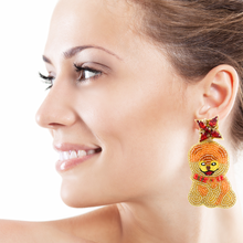 Load image into Gallery viewer, Chow Chow Beaded Earrings, beaded Earrings, Chow Chow Earrings, dog lover Beaded Earrings, pet earrings, pet over bead earrings, Chow chow beaded earrings, custom earrings, Beaded earrings, handmade earrings, dog bead earrings, pet lover accessories, pet lover gift ideas, pet lover earrings, gifts for mom, best friend gifts, birthday gifts, pet lover jewelry, unique earrings, boho earrings, unique jewelry, handcrafted earrings