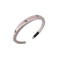 Thin Silver Bow Baroque Headband