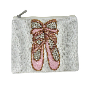 ballerina beaded Coin Purse Pouch, preppy ballerina white Beaded Coin Purse, pink bow Purse, bow Beaded Purse, Summer Coin Purse, Best Friend Gift, Boho bags, Wallets for her, boho gifts, boho pouch, boho accessories, best friend gifts, tween girl gifts, pink bow beaded coin pouch, miscellaneous gifts, best seller, best selling items, ballerina gifts, birthday gifts, preppy beaded wallet, party favors, ballet gifts for her, money pouch, wallets for girls, bohemian wallet, batch gifts, mother’s day gift, bal