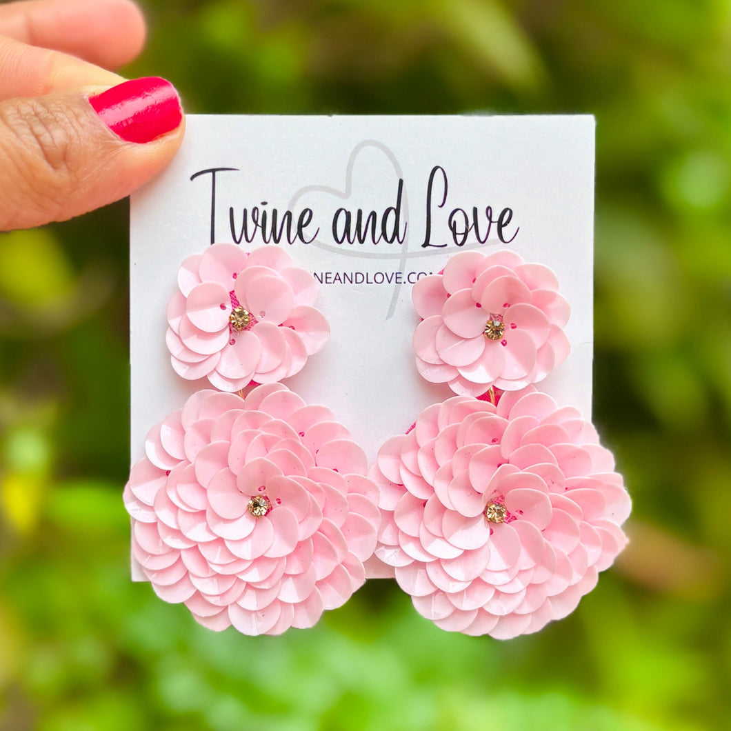 custom beaded Earrings, light pink jeweled Earrings, pink Beaded Earrings, boho earrings, pink jeweled earrings, handmade earrings, custom earrings, party accessories, fancy accessories, light pink embellished earrings, custom earrings, best friend gifts, birthday gifts, bohemian earrings, luxurious handmade accessories, night jewelry, Fancy earrings, boho earrings, beaded earrings, Fancy jeweled earrings, statement earrings, best selling items, statement earrings, handmade gifts, custom gifts for her
