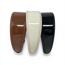 Load image into Gallery viewer, Essential Wide Headband Set – Black, Ivory &amp; Cognac