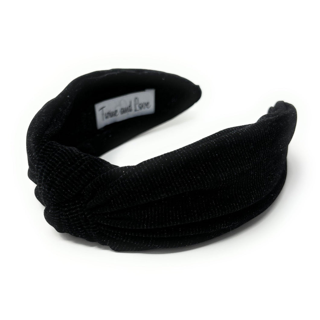 Fall Autumn Headband, Fall Knotted Headband, black shimmer Knot Headband, Fall Hair Accessories, black corduroy Headband, Best Seller, headbands for women, best selling items, knotted headband, hairbands for women, Fall Winter gifts, Solid color knot Headband, Solid color hair accessories, black color knot headband, corduroy knotted headband, Fall Autumn headband, Birthday gifts, custom knot headband, Fall Autumn  accessories, black headband, black corduroy fabric headband, autumn knot headband