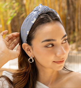 Americana Jeweled Headband, Patriotic Knotted Headband, Star Knotted Headband, Americana Hair Accessories, blue stripedHeadband, Best Seller, headbands for women, best selling items, knotted headband, hairbands for women, Fourth of July hair accessories, Independence day gifts, Independence day Headband, Memorial day hair accessories, American Knot headband, blue white stripe headband, Fourth of July headband, Fourth of July gifts, blue white headband, star knot headband, USA Knotted Headband