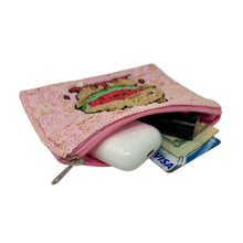 Load image into Gallery viewer, Coin holder with capybara and watermelon design