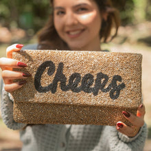 Load image into Gallery viewer, beaded clutch purse, beaded bag, birthday gift for her, summer clutch, seed bead purse, beaded bag, seed bead clutch, summer bag, clutch bag, engagement gift, bridal gift to bride, bridal gift, Fuchsia purse, gifts to bride, wedding gift, bride gifts, cross body purse, bride to be gift, engagement gift, bachelorette gifts, best friend gift, best selling item, party bag, fall purse, boho clutch, best friend gift, bridesmaid gift, bachelorette gift, cheers beaded purse, gold beaded clutch purse, Brunch bag