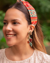 Load image into Gallery viewer, Chili beaded Earrings, autumn Earrings, Chili Earrings, Fall Earrings, earrings for Thanksgiving, Thanksgiving earrings, Autumn beaded earrings, Unique earrings, Chili pepper earrings, unique handmade jewelry, statement earrings, Brown earrings, Fall beaded earrings, Autumn jewelry, Holiday earrings, Chile Serrano earrings, custom designs, chili lover earrings, dangling earrings, unique earrings, Thanksgiving accessories, Autumn accessories, Autumn brown earrings, Fall accessories, best selling fall earring