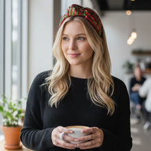 Load image into Gallery viewer, Holiday Sequined Knot Headband