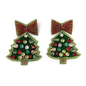 Christmas Beaded Earrings, Christmas ornament Earrings, Holiday Earrings, Christmas Beaded Earrings, Seed Bead, Merry Christmas Accessories, Holiday Green earrings, Christmas Tree beaded earrings, Christmas gifts, Christmas earrings, holiday earrings, Christmas tree Holiday earrings, Christmas tree bead earrings, holiday gifts, holiday accessories, holiday beaded accessories, Holiday accessories, Holiday Christmas earrings, Jeweled earrings, best Selling items, Christmas bow earrings, Custom earrings