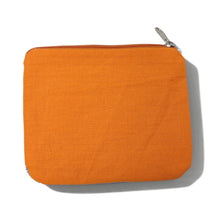 Load image into Gallery viewer, Fun retro seafood can inspired pouch with vibrant hand-beaded details
