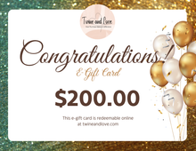 Load image into Gallery viewer, Twine and Love Gift Card