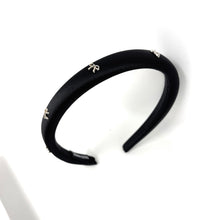 Load image into Gallery viewer, Thin Silver Bow Baroque Headband