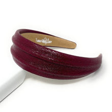 Load image into Gallery viewer, Elegant burgundy hair accessory perfect for any outfit.