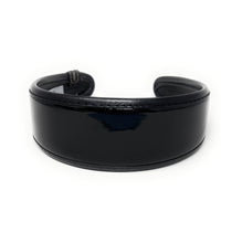 Load image into Gallery viewer, Classic Black Wide Hairband – Polished Finish