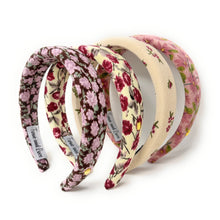 Load image into Gallery viewer, Set of floral headbands on a white background