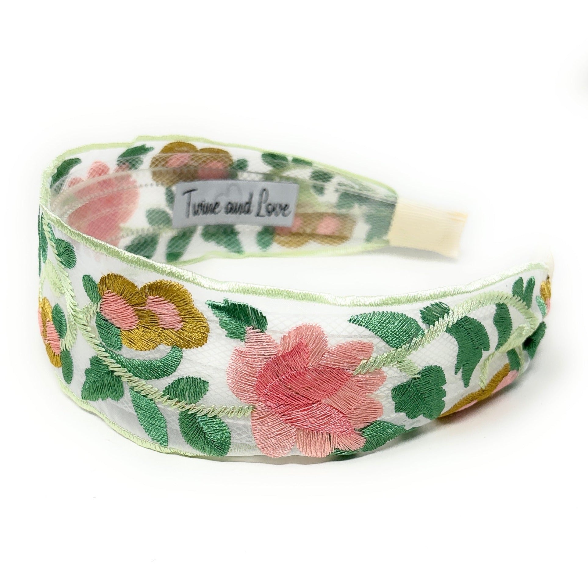 Twine and Love | Statement Floral Sheer Headband | Custom  display picture 2