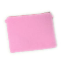 Load image into Gallery viewer, Mini beaded clutch with golf cart motif, white background and zip closure.
