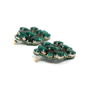 custom beaded Earrings, Unique jeweled Earrings, green Beaded Earrings, boho earrings, green jeweled earrings, handmade earrings, custom earrings, party accessories, fancy accessories, green embellished earrings, custom earrings, best friend gifts, birthday gifts, bohemian earrings, luxurious handmade accessories, night jewelry, Fancy earrings, boho earrings, beaded earrings, Fancy jeweled earrings, statement earrings, best selling items, green embellished earrings, handmade gifts, green jewelry accessories