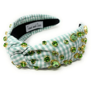 gingham Knot headband, light green knot headband, green knotted headband, mint color accessories, green knot headband, game day headband, game day knotted headband, baby green headband, mint color hair band, mint gingham headbands, baby shower headband, white and green knotted headband, baby shower knotted headband, game day hair accessories, light green accessories, gingham headband, spring headband, Easter accessories, custom headband, handmade headbands, Easter knotted headband, best selling items