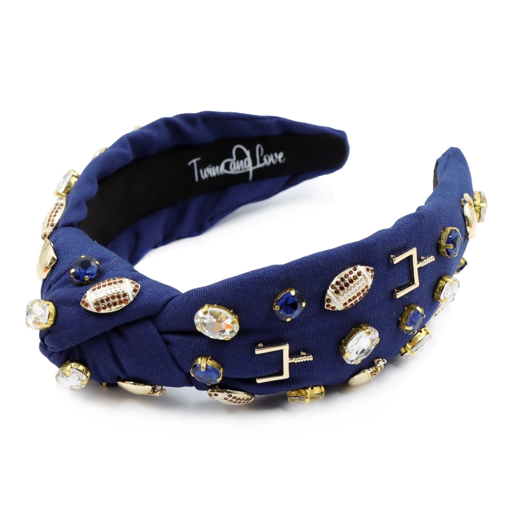 Lele ‎ Sadoughi x NFL Cowboys Knotted Game Day Headband Hairband Dallas Cowboy Headband Dallas Cowboys Hair Bow  main image 3