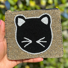 Load image into Gallery viewer, Coin Purse Pouch, Beaded Coin Purse, Pet love Beaded Coin Purse, Beaded Purse, cat Coin Purse, Best Friend Gift, cat Lover Pouch, Boho bags, small Wallets for her, beaded coin purse, boho purse, gifs for her, birthday gifts, cute pouches, mothers day gifts, boho pouch, boho accessories, mom gifts, coin purse, coin pouch, friend gift, girlfriend gift, miscellaneous gifts, birthday gift, save money gift, cat lover pouch, gift card holder, gift card pouch, gift card bag, pet lover gifts, mom’s gifts 