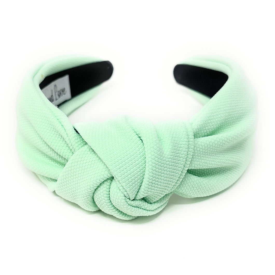 summer Headband, spring Knotted Headband, mint Knot Headband, mint Hair Accessories, light green knot Headband, Best Seller, headbands for women, best selling items, mint knotted headband, hairbands for women, mint Headband, Solid color hair accessories, Spring headband, solid color knotted headband, Statement headband, Spring Summer headband, Easter knot headband, solid hairband, solid color headband, Easter headband