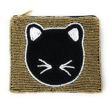 Load image into Gallery viewer, Cat Lover Beaded Pouch