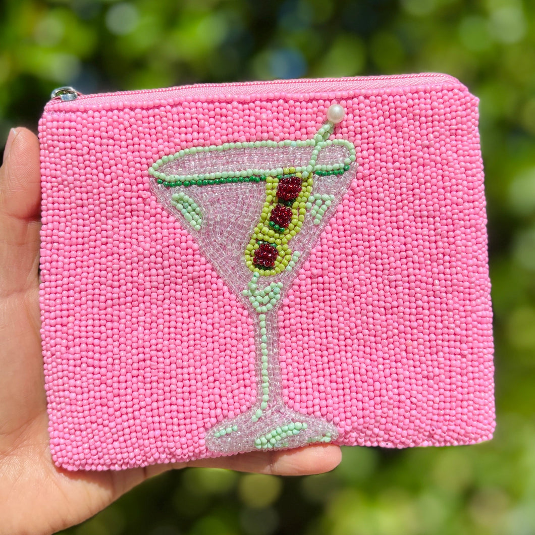 martini beaded Coin Purse Pouch, Beaded Coin Purse, martini Purse, martini Beaded Purse, Summer Coin Purse, Boho bags, Wallets for her, boho gifts, boho pouch, boho accessories, best friend gifts, tween girl gifts, martini beaded coin pouch, miscellaneous gifts, best seller, best selling items, bachelorette gifts, birthday gifts, preppy beaded wallet, party favors, bachelorette bag, money pouch, wallets for girls, bohemian wallet, batch gifts, mother’s day gift, martini lover gift, handmade gifts