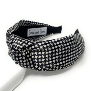 fall Headband, winter Knotted Headband, white black plaid Knotted Headband, beige black Plaid Hair Accessories, houndstooth Headband, Best Seller, headbands for women, best selling items, knotted headband, hairbands for women, houndstooth plaid gifts, white black knot Headband, beige hair accessories, school plaid headband, Statement headband, gingham headband, black Knotted headband, plaid headband, wide knot headband, autumn headbands, Fall Accessories, Winter headbands, wide headband