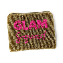 Load image into Gallery viewer, Glam Squad Purse Pouch, Beaded Purse, RHOA gifts, Pouches, Real Housewives Gift, beaded pouch zipper, Girls trip gifts, beaded coin purse, gifs for her, birthday gifts, cute pouches, batch gifts, The Real Housewives Glam Squad accessories, best friend gifts, Glam Squad tv quote, girlfriend gift, miscellaneous gifts, best friend gift, gift card bag, Bachelorette gifts, Bachelorette party favors, Card case wallet, Bravo bachelorette, best selling items, zipper wallet pouch, Atlanta housewives gifts