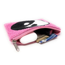 Load image into Gallery viewer, Pink beaded Coin Purse Pouch, Beaded Coin Purse, bead Coin Purse, Beaded Purse, Summer Coin Purse, Best Friend Gift, Boho bags, Wallets for her, beaded coin purse, boho gifts, boho pouch, boho accessories, best friend gifts, coin purse, yin and yang pouch, yin and yang coin pouch, miscellaneous gifts, best seller, best selling items, bachelorette gifts, birthday gifts, preppy beaded wallet, party favors, yin and yang beaded coin purse, money pouch, wallets for girls, bohemian wallet, batch gifts
