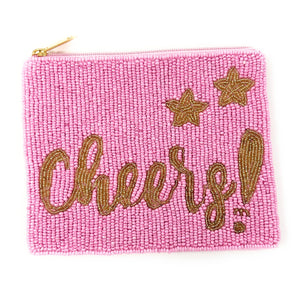 Cheers beaded Coin Purse Pouch, Beaded Coin Purse, bead Coin Purse, Beaded Purse, Summer Coin Purse, Best Friend Gift, Boho bags, Wallets for her, beaded coin purse, boho gifts, boho pouch, boho accessories, best friend gifts, tween girl gifts, pink beaded coin pouch, miscellaneous gifts, best seller, best selling items, bachelorette gifts, birthday gifts, preppy beaded wallet, party favors, jaguar beaded coin purse, money pouch, wallets for girls, bohemian wallet, batch gifts, mother’s day gift