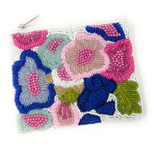 Load image into Gallery viewer, Coin Purse Pouch, Beaded Coin Purse, Cute Coin Purse, Beaded Purse, floral Coin Purse, Best Friend Gift, Pouches, Boho bags, Wallets for her, beaded coin purse, boho purse, gifts for her, birthday gifts, cute pouches, small wallets, boho pouch, boho accessories, best friend gifts, coin purse, coin pouch, floral pouch, floral bead coin purse, friends gifts, Cash money pouch, Floral coin purse, gift card pouch, gift card bag, gift card holder, mothers day gifts, mother’s day gifts, best selling items
