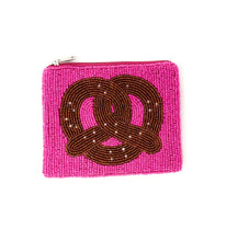 Load image into Gallery viewer, Pretzel Beaded Pouch Purse