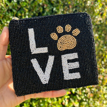 Load image into Gallery viewer, Coin Purse Pouch, Beaded Coin Purse, Pet love Beaded Coin Purse, Beaded Purse, Mom Coin Purse, Best Friend Gift, Dog Lover Pouch, Boho bags, Wallets for her, beaded coin purse, boho purse, gifs for her, birthday gifts, cute pouches, mothers day gifts, boho pouch, boho accessories, mom gifts, coin purse, coin purse, coin pouch, friend gift, girlfriend gift, miscellaneous gifts, birthday gift, save money gift, cat lover pouch, gift card holder, gift card pouch, gift card bag, pet lover gifts, mom’s gifts 