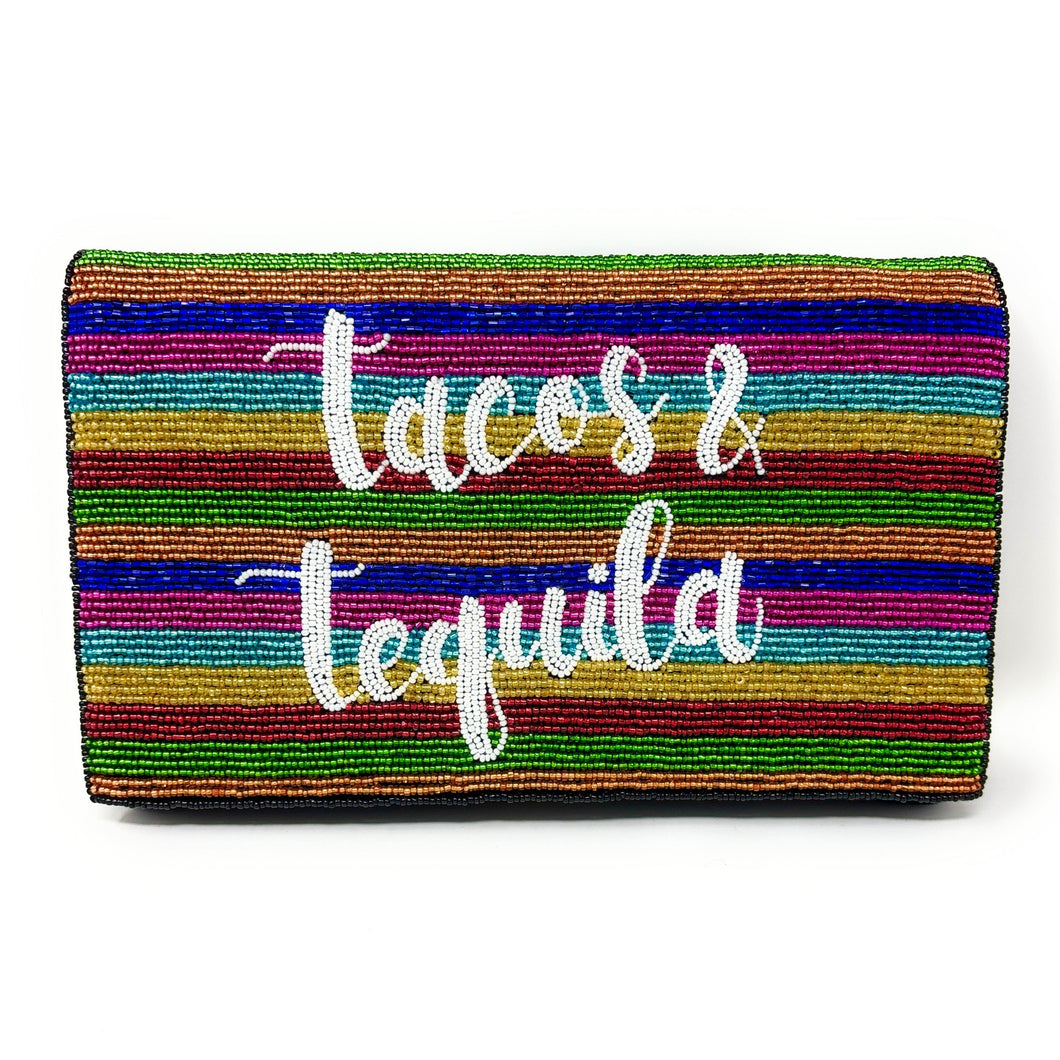 Tacos and Tequila Beaded Clutch, multicolor Bead Clutch Bag, Cinco de Mayo Gifts, Beaded Clutch Purse, Fiesta Clutch Bag, Party Clutch Purse, Evening Beaded Clutch, evening clutch, evening clutches, party purse, bachelorette gift, cross body purse, crossbody handbag, best friend gifts, best selling items, Unique beaded purse, Multicolor clutch purse, Fiesta bead clutch, evening purses, wedding clutches, party clutch purse, handmade gift, evening clutches, Mexican clutches, Fiesta accessories