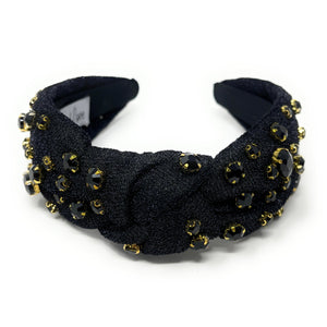 black Jeweled Headband, black headband, Autumn Hair Accessories, black not Headband, knot headband, boho headband, best selling items, handmade headband, best selling items, Christmas gifts, shimmer knot Headband, Fall Winter accessories, shimmer knot headband, shimmer headband, Statement headband, Christmas gifts, jeweled knot headband, Jeweled headband, black shimmer headband, Embellished headband, Autumn embellished headband, bejeweled headband, boho headband, New Years eve headband