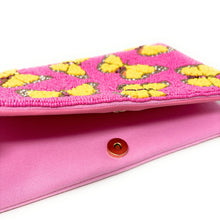 Load image into Gallery viewer, butterfly beaded clutch purse, pink bead purse, beaded bag, tropical handbag, beaded bag, butterfly clutch, birthday gift for her, clutch bag, seed bead purse, engagement gift, party clutches, unique gifts, butterfly purse, gifts to vacation, resort gifts, wedding gift, evening bags, Summer beaded clutch purse, birthday gift for her, summer clutch, seed bead purse, beaded bag, summer bag, boho purse, butterflies beaded clutch purse, unique bags, best selling items, handmade gifts, handmade bag purse, custom