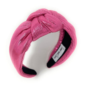 Pink Headband, birthday Knotted Headband, shimmer Knot Headband, metallic Hair Accessories, pink knot Headband, Best Selling items, new years headband, best selling items, solid color knotted headband, Pink lover gifts, Solid color knot Headband, Solid color hair accessories, handmade headband, solid headband, Statement headband, pink knotted headband, Holiday knot headband, top knot solid hairband, Valentine’s day headband, Valentines day headband, Solid color headband, pink shimmer headband