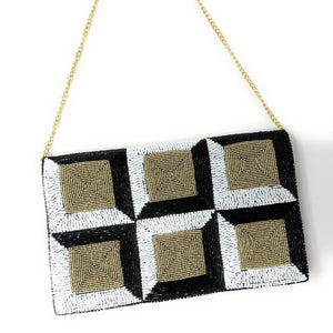 Sophie Beaded Clutch Purse