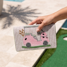 Load image into Gallery viewer, Golf Cart Hand Beaded Clutch