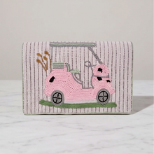 Load image into Gallery viewer, Golf Cart Hand Beaded Clutch