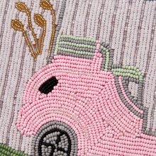 Load image into Gallery viewer, Golf Cart Hand Beaded Clutch
