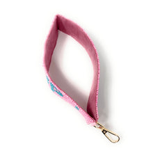Load image into Gallery viewer, WHOOP IT UP Beaded Keychain Wristlet Strap