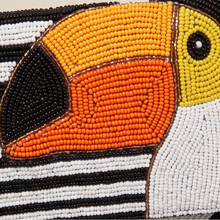 Load image into Gallery viewer, Toucan Beaded Clutch