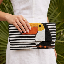 Load image into Gallery viewer, Toucan Beaded Clutch