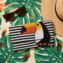 Load image into Gallery viewer, Toucan Beaded Clutch